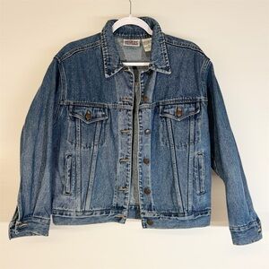 Bill Blass Boxy Denim Jean Jacket